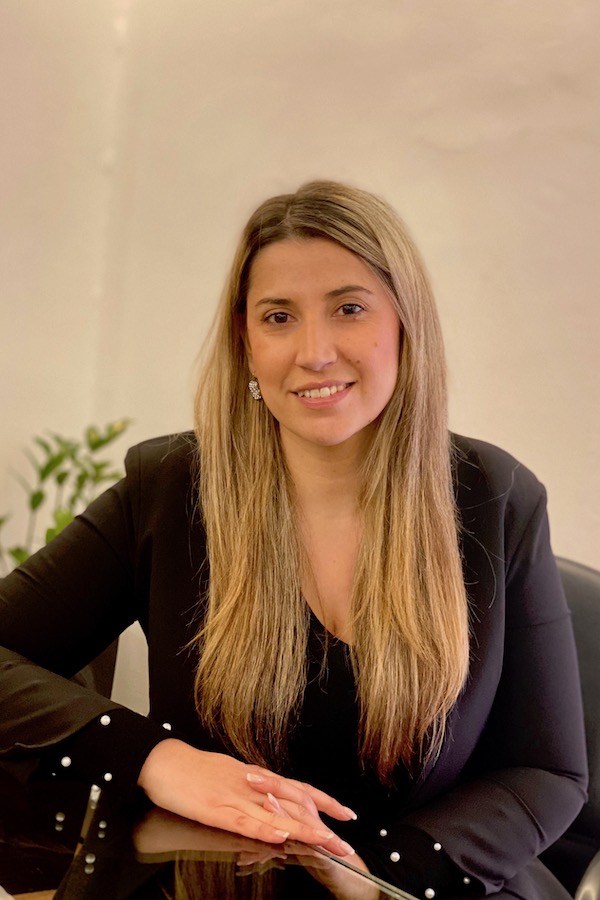 Close up photograph of team member Maria Bairamoglou