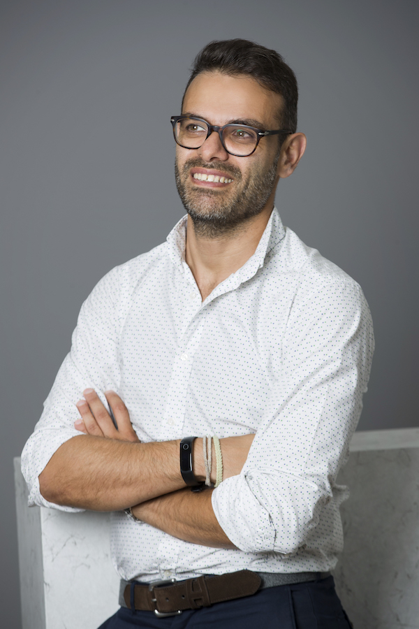 Close up photograph of team member Marinos Shiapanis
