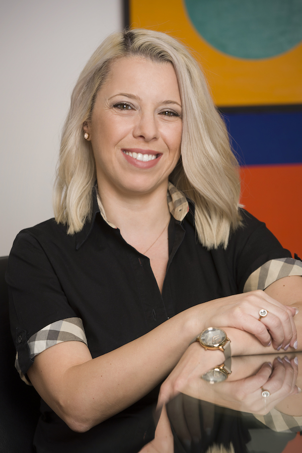 Close up photograph of team member Vicky Thomopoulou